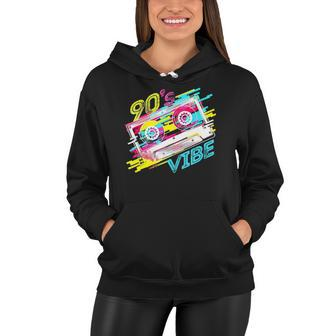 Cassette Tape Party Retro 90S Music Costume 90S Vibe Women Hoodie | Mazezy