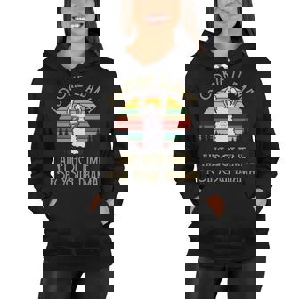 Cookie Grandma Gift Cookie Llama Ain’T Got Time For Your Drama Women Hoodie | Seseable UK