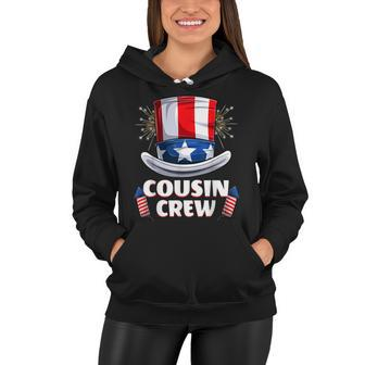 Cousin Crew 4Th Of July Family Matching Boys Girls Kids Women Hoodie - Seseable