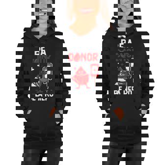 Cute Blood Donor Art For Men Women Phlebotomy Blood Donation Women Hoodie | Mazezy