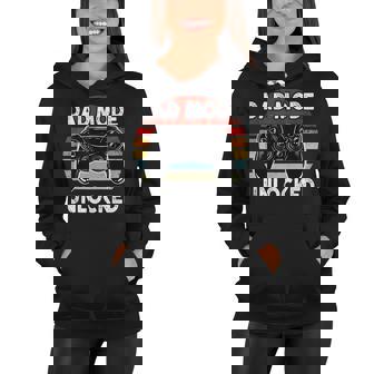 Dad Mode Unlocked Game-R Player Father Mother Family Love Women Hoodie - Thegiftio