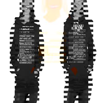 Dickson Name Gift Dickson Born To Rule Women Hoodie - Seseable