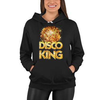 Disco King - Seventies Costume Disco Ball Vintage Dancing Women Hoodie - Thegiftio UK