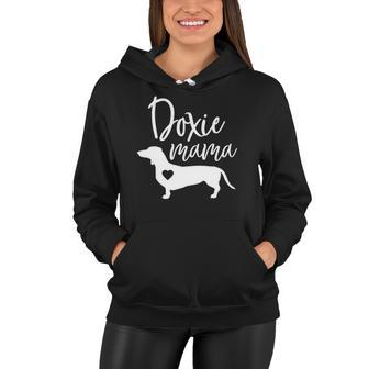 Doxie Mama Dachshund Mom Funny Wiener Dog Gift Women Hoodie | Mazezy