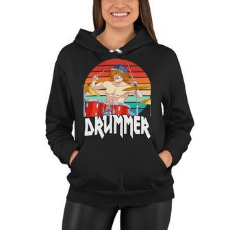Drummer Musician Drumming Drums Percussion Player 24Ya68 Women Hoodie - Monsterry