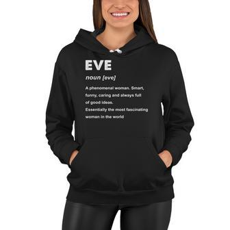 Eve Name Definition Personalized Custom Women Hoodie | Mazezy
