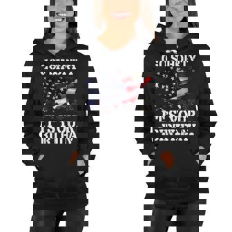 Fireworks Us Flag 4Th Of July Go Shorty Its Your Birthday Women Hoodie - Seseable