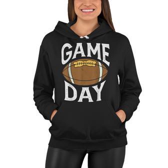 Football Player Vintage Game Day Women Hoodie | Favorety DE