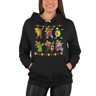 Funny Dabbing Taco Cinco De May Mexican Food V6 Women Hoodie | Favorety