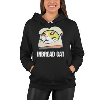 Funny Inbread Toasted Cat Meme Toast Bread Kitten Women Hoodie | Mazezy