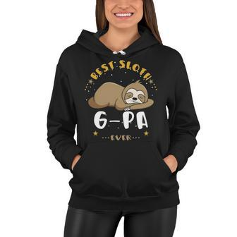 G Pa Grandpa Gift Best Sloth G Pa Ever V2 Women Hoodie - Seseable