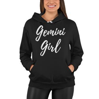 Gemini Girl Zodiac Astrological Sign Horoscope Birthday Women Hoodie - Seseable