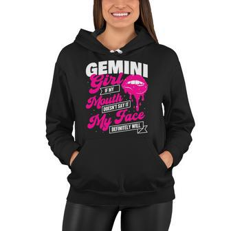 Gemini Girl - Zodiac Sign Astrology Symbol Horoscope Reader Women Hoodie | Mazezy AU