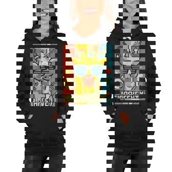 Giraffeventy - Retro 70S Giraffe Women Hoodie - Thegiftio