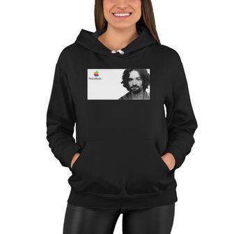Heres To The Crazy Ones Think Different Women Hoodie | Mazezy