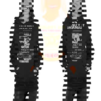 January Guy I Have 3 Sides January Guy Birthday Women Hoodie | Seseable CA