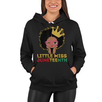 Juneteenth Is My Independence Day Black Girl Black Queen Women Hoodie - Seseable