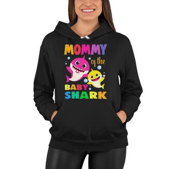 Kids Mommy Of The Birthday Shark Mom Matching Family Women Hoodie | Mazezy