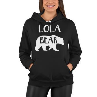 Lola Grandma Gift Lola Bear Women Hoodie - Seseable