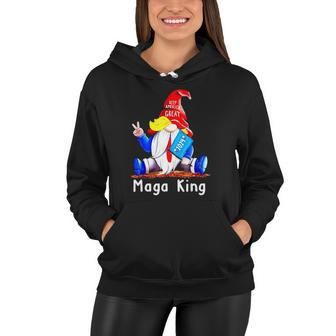 Maga King Ultra Maga Proud Keep America Great 2024 Gnome Women Hoodie - Thegiftio UK