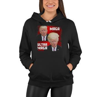 Maga - Ultra Maga Funny Trump Women Hoodie | Mazezy