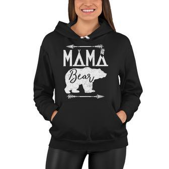 Mama Bear Mothers Day Gift For Wife Mommy Matching Funny Women Hoodie | Mazezy UK