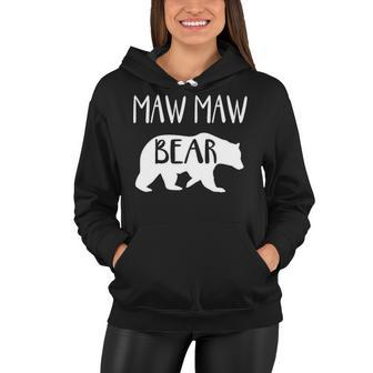 Maw Maw Grandma Gift Maw Maw Bear Women Hoodie - Seseable