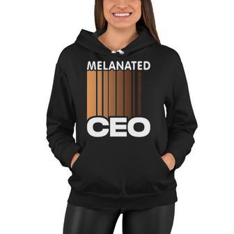 Melanated Ceo Black Women Business Owner Boss Entrepreneur Women Hoodie | Mazezy