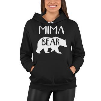 Mima Grandma Gift Mima Bear Women Hoodie - Seseable