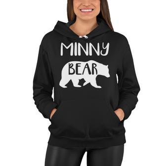 Minny Grandma Gift Minny Bear Women Hoodie - Seseable