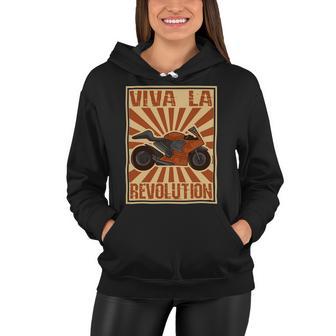 Motorcycle Retro Color Woodblock 482 Shirt Women Hoodie | Favorety DE