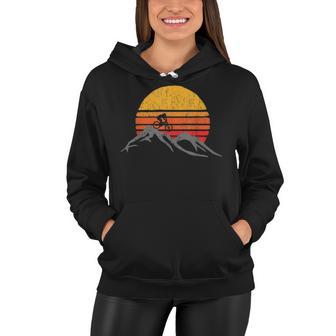 Mountain Bike Vintage Sunset Design Graphic 235 Trending Shirt Women Hoodie | Favorety UK