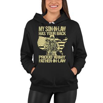 My Soninlaw Has Your Back Proud Army 688 Shirt Women Hoodie | Favorety AU