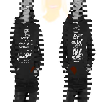 Nall Name Gift Keep Calm And Let Nall Handle It Women Hoodie - Seseable