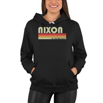 Nixon Gift Name Personalized Funny Retro Vintage Birthday Women Hoodie | Mazezy