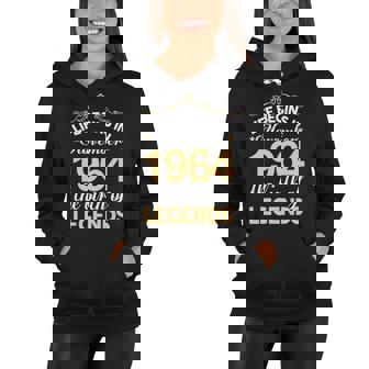 November 1964 Birthday Life Begins In November 1964 V2 Women Hoodie - Seseable