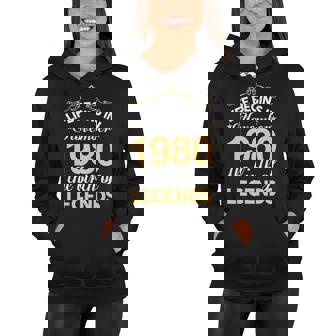 November 1980 Birthday Life Begins In November 1980 V2 Women Hoodie | Seseable UK