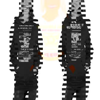 November Guy I Have 3 Sides November Guy Birthday Women Hoodie | Seseable CA