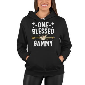 One Blessed Gammy Cute Mothers Day Gifts Women Hoodie | Mazezy