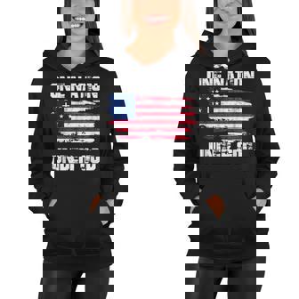 One Nation Under God American Flag Christian Jesus Women Hoodie - Thegiftio UK