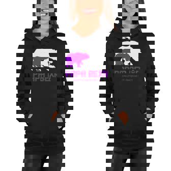 Papa Bear Support Epilepsy Awareness Women Hoodie | Mazezy