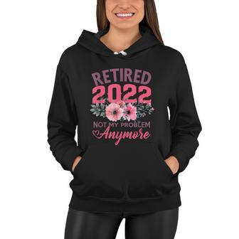 Retired 2022 Shirt Retirement Gifts For Women 2022 Cute Pink Women Hoodie - Monsterry