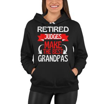 Retired Judge Grandad Grandpa Retirement Party V2 Women Hoodie - Thegiftio UK