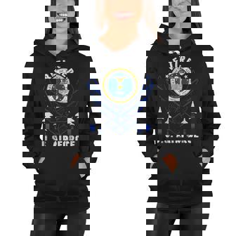 Retired Us Air Force Veteran Retirement Gift V3 Women Hoodie - Thegiftio