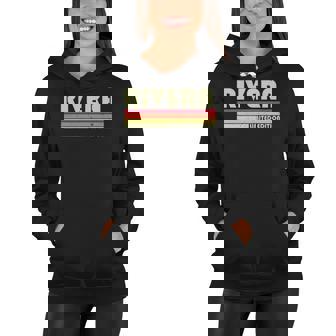 Rivera Surname Funny Retro Vintage 80S 90S Birthday Reunion Women Hoodie | Mazezy