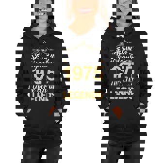 September 1975 Birthday Life Begins In September 1975 V2 Women Hoodie | Seseable CA