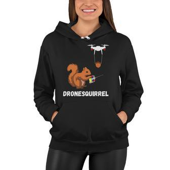 Squirrel Drone Pilot Quadcopter Operators Rodent Fpv Drones Women Hoodie | Mazezy