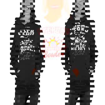 Stepdad Of The Birthday Bowler Bday Bowling Party Women Hoodie | Mazezy