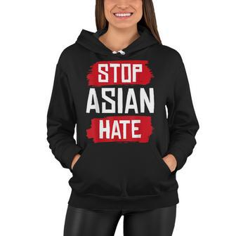 Stop Asian Hate Aapi Manga Anti Asian Racism Women Hoodie - Thegiftio UK