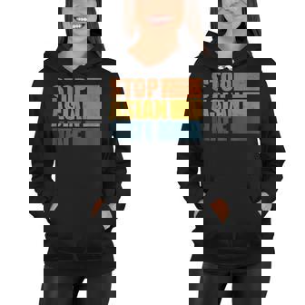 Stop Asian Hate Stop Aapi Asian American Women Hoodie - Thegiftio
